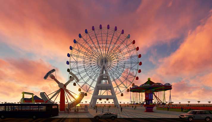 ferris wheel amusement ride